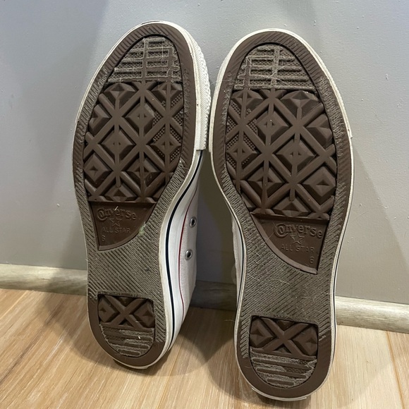 Converse White low tops women’s 8 - Picture 6 of 8